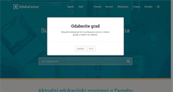 Desktop Screenshot of edukacentar.hr